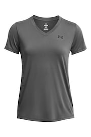 Under Armour Grey/Black V-Neck T-Shirt - Image 3 of 4