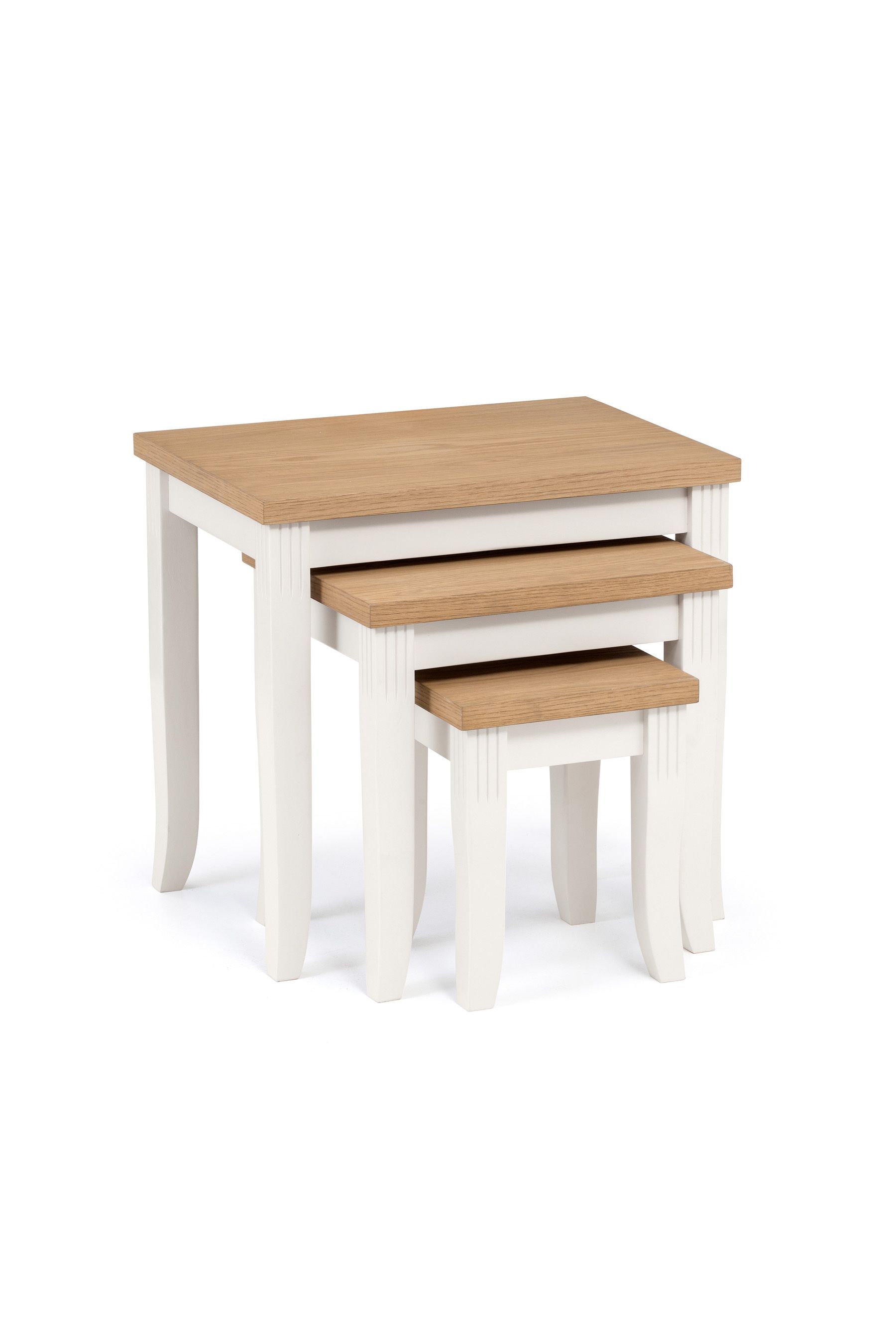 Julian Bowen Cream Davenport Nest of Tables