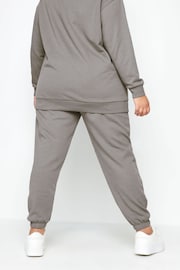 Yours Curve Light Grey Joggers - Image 3 of 4