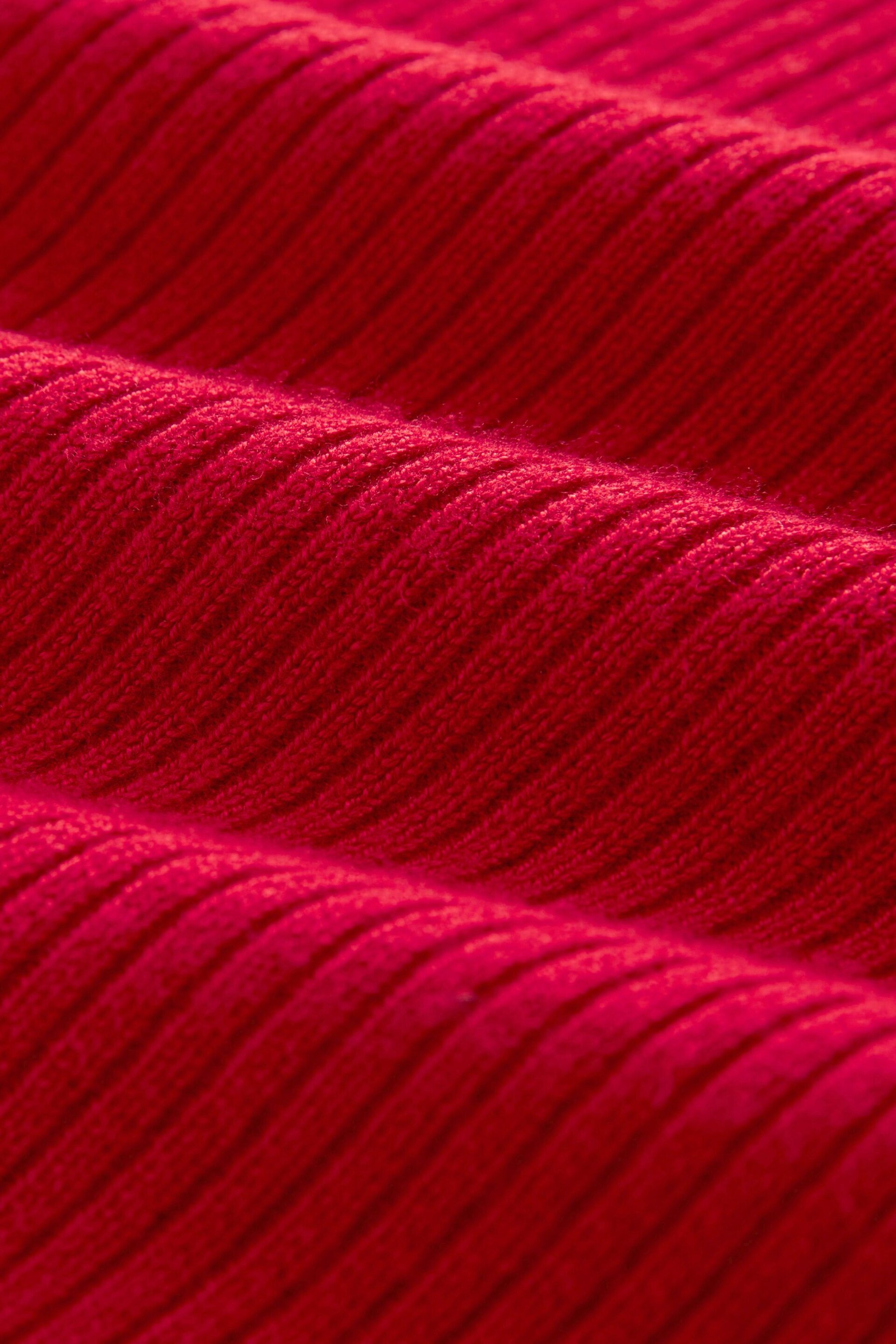 Red Puff Sleeve Jumper - Image 6 of 6