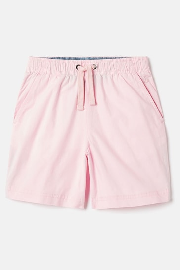 Joules Quayside Pink Elastic Waist Chino Shorts
