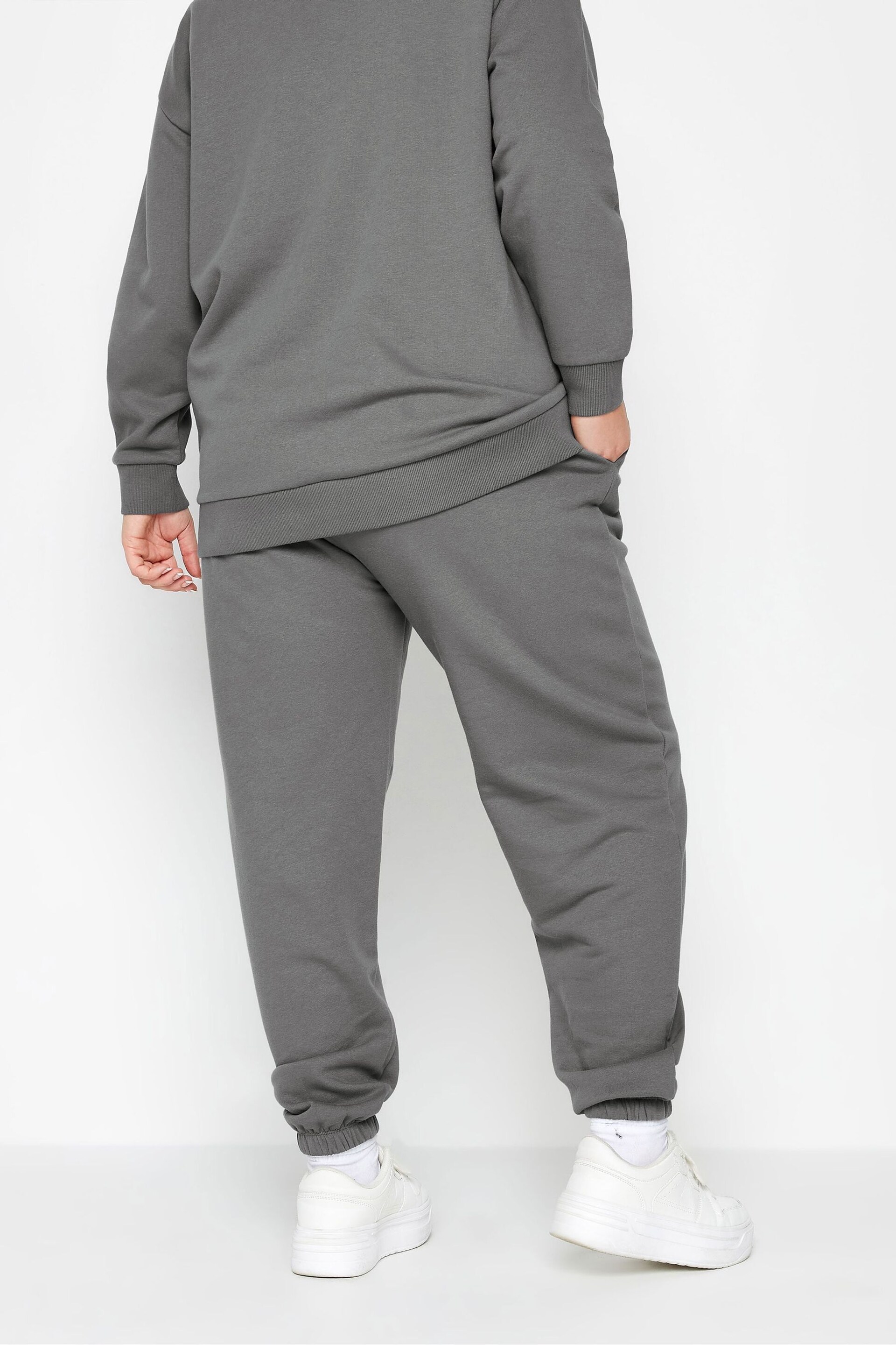 Yours Curve Grey Joggers - Image 2 of 4