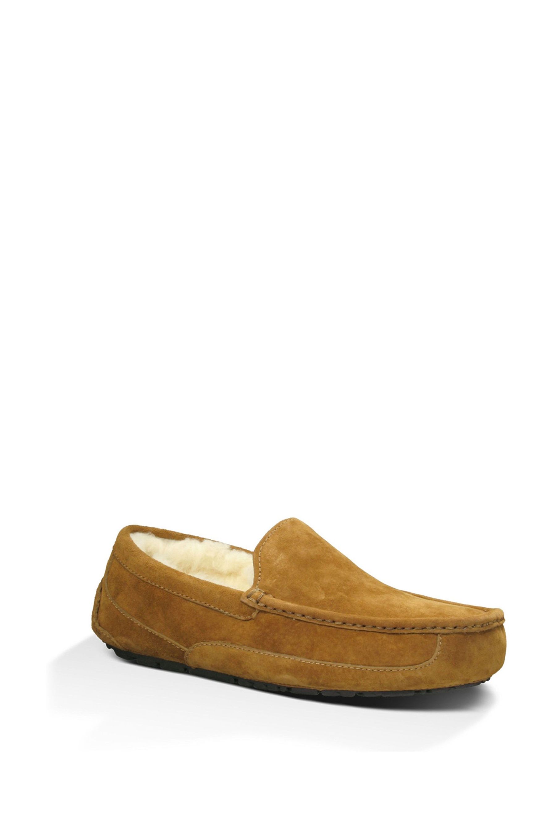 Buy UGG Tan Brown Ascot Slippers from the Next UK online shop