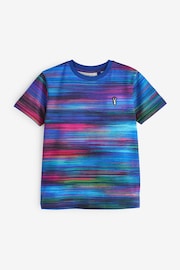 Blue purple All-Over Print Short Sleeve T-Shirt (3-16yrs) - Image 1 of 3