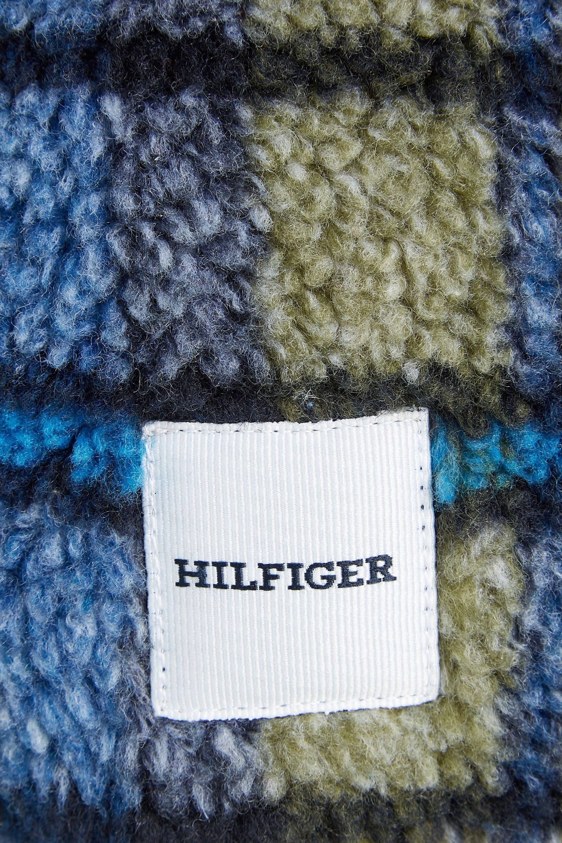 Buy Tommy Hilfiger Kids Green Tartan Teddy Liner Jacket from Next Luxembourg