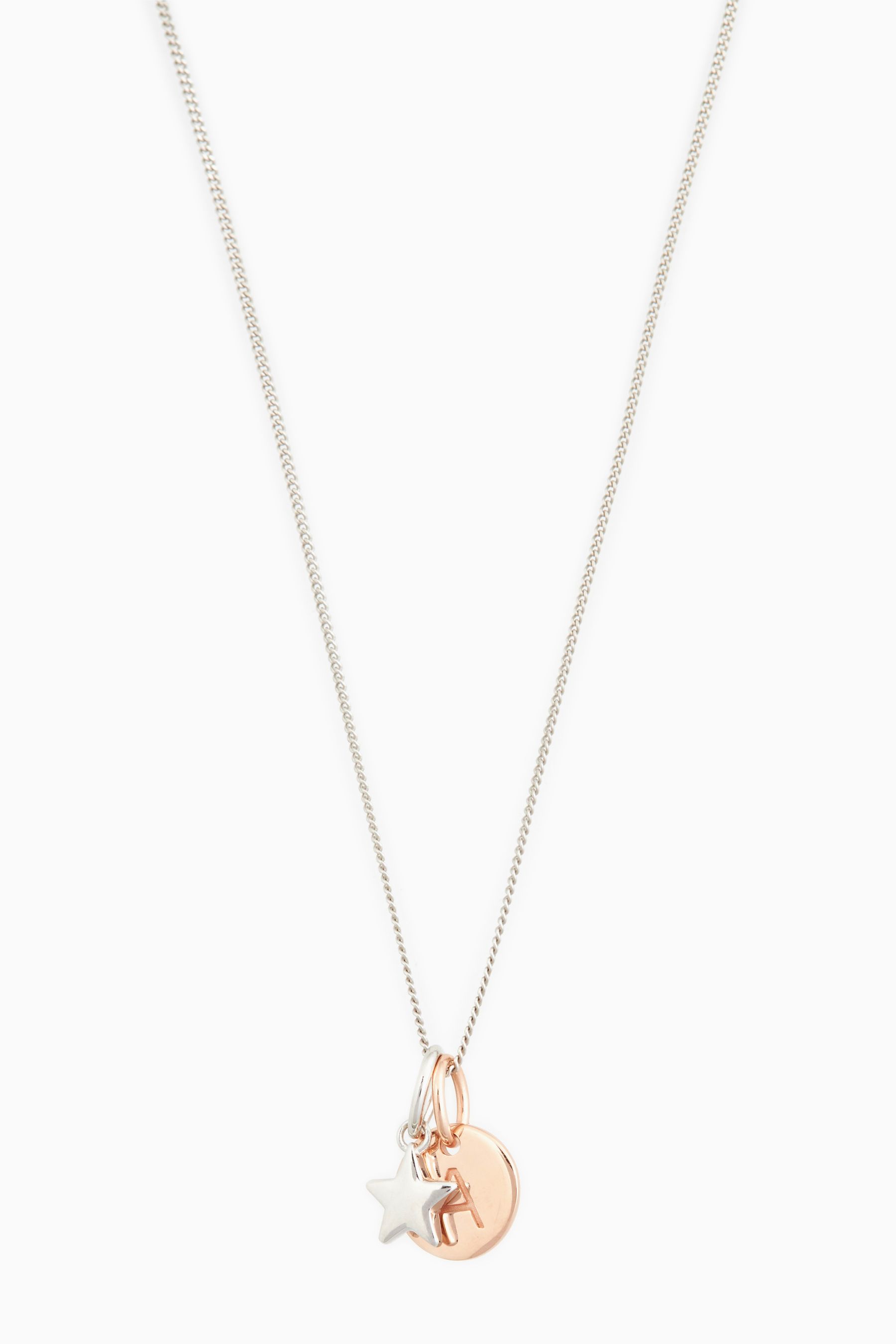 Next initial necklace silver new arrivals