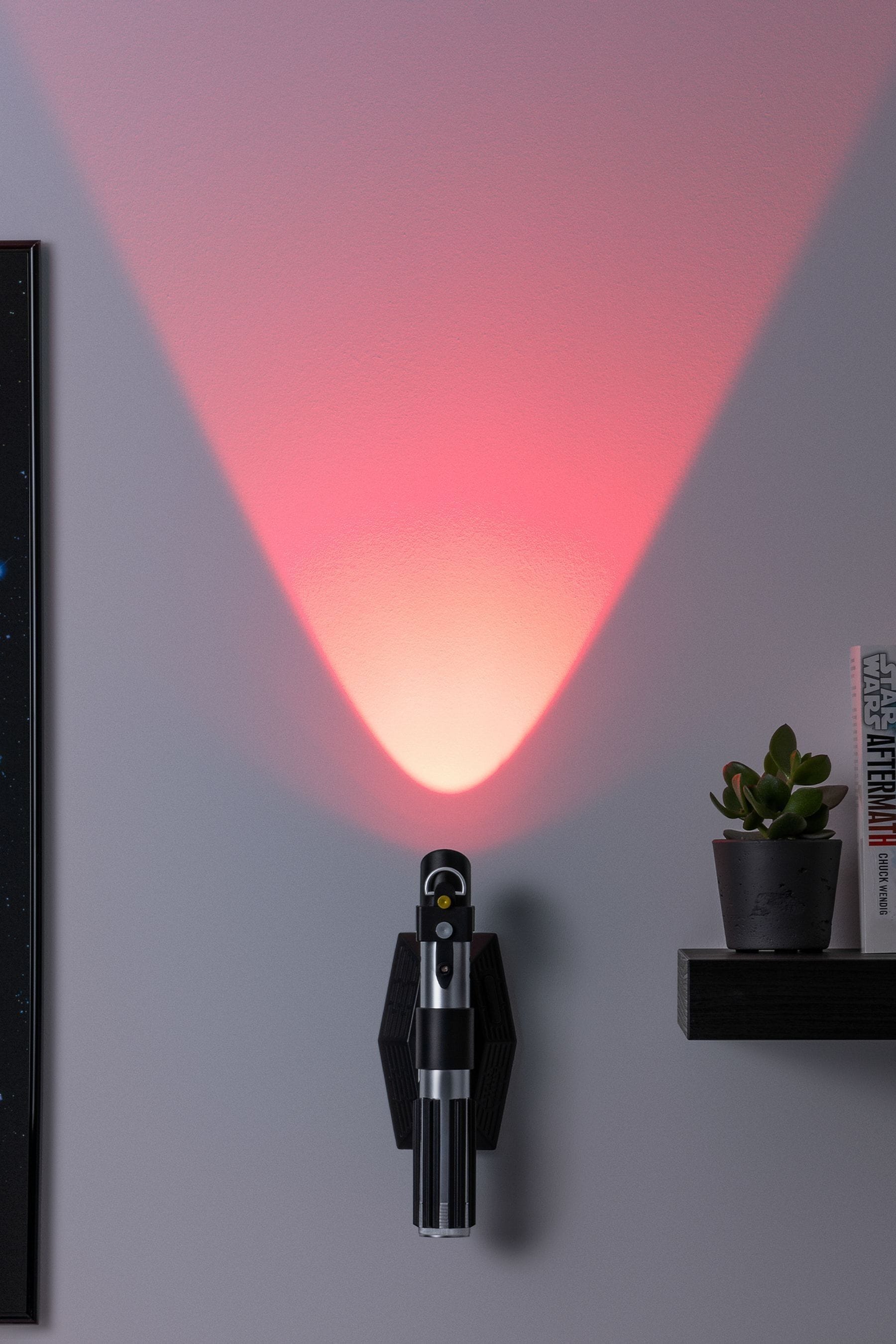 Lightsaber wall best sale lamp