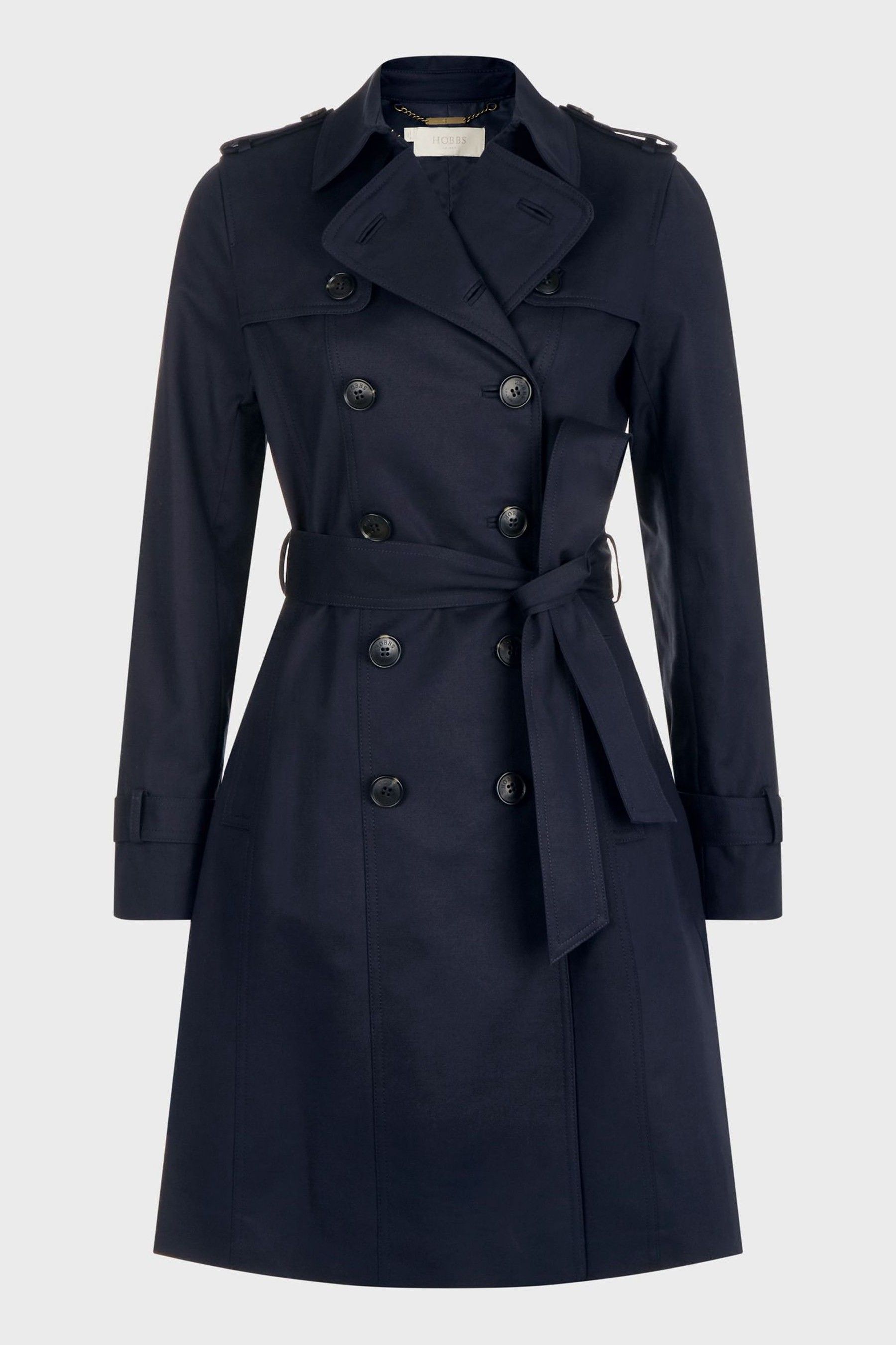 Hobbs saskia trench coat navy best sale