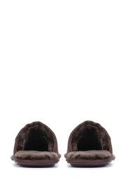 Jones Bootmaker Men's Sheepskin Lined Mule Slippers - Image 4 of 7