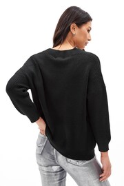 Olivia Rubin Frankie Rib Knit Longline Cardigan - Image 2 of 6