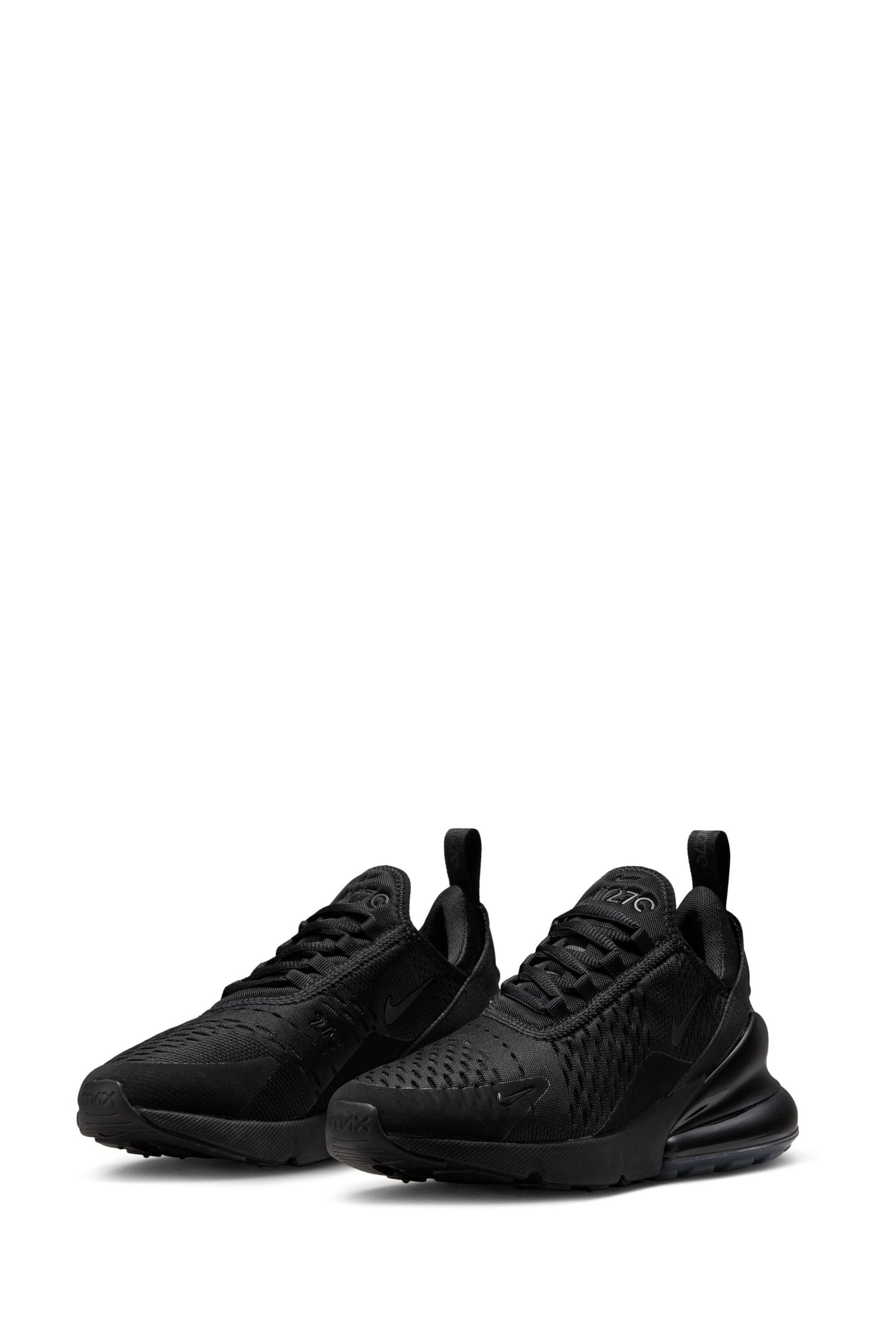 Womens air max 270 cheap all black
