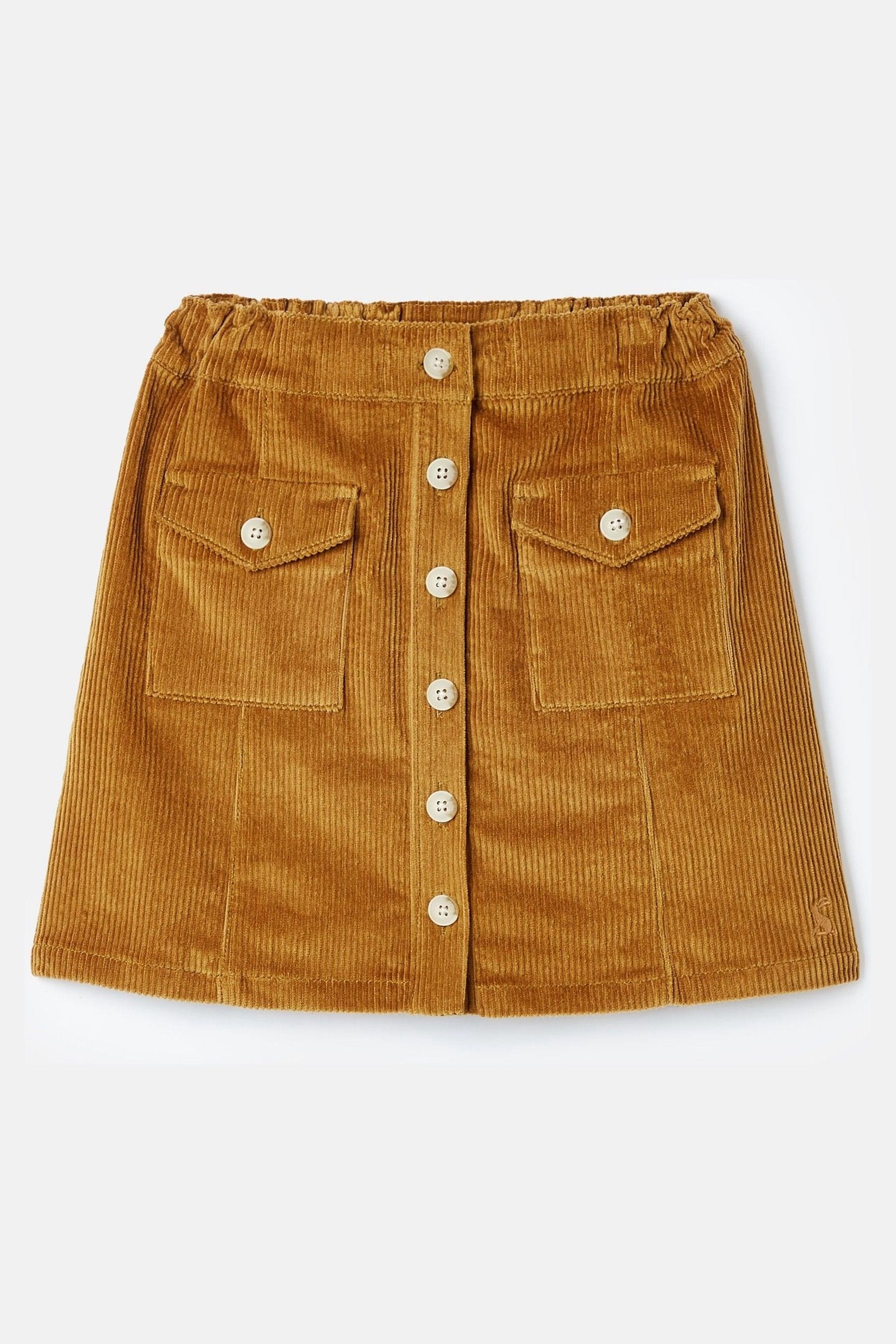 Corduroy skirt tan new arrivals