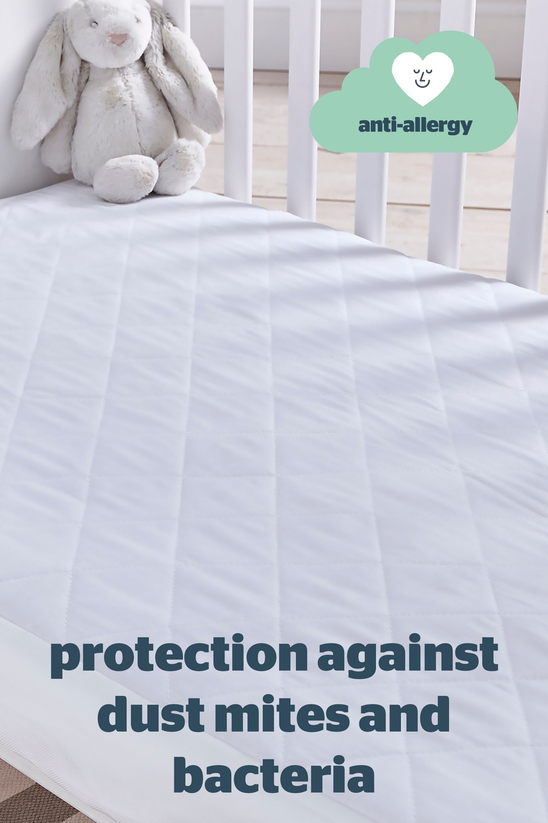Silent night shop cot mattress protector
