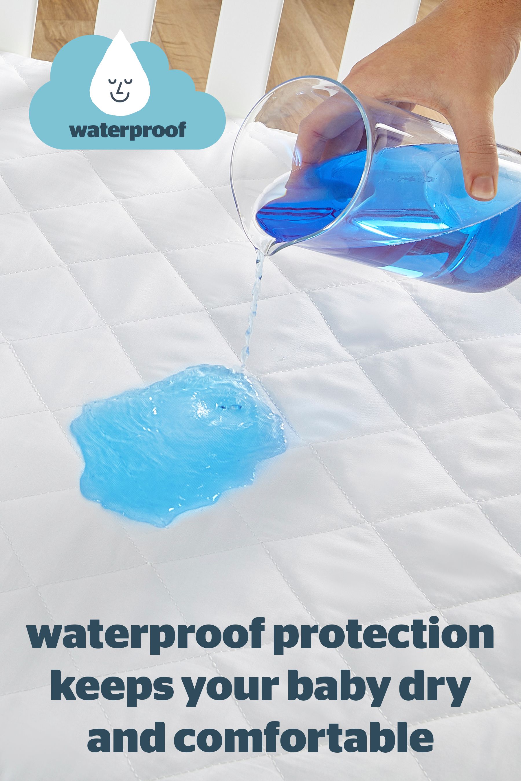 Buy Silentnight Kids Safe Nights Cot Bed Waterproof Protector from the Next UK online shop