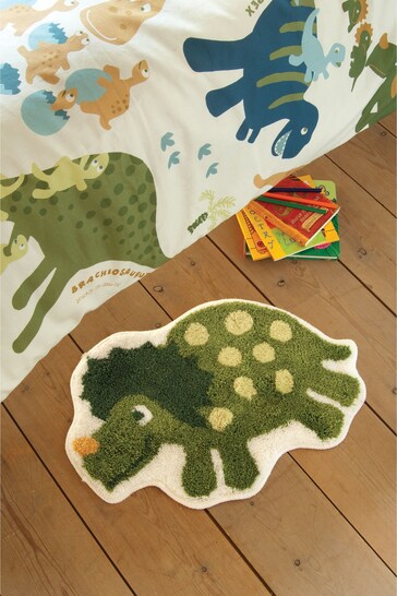 Catherine Lansfield Green Dino Rug