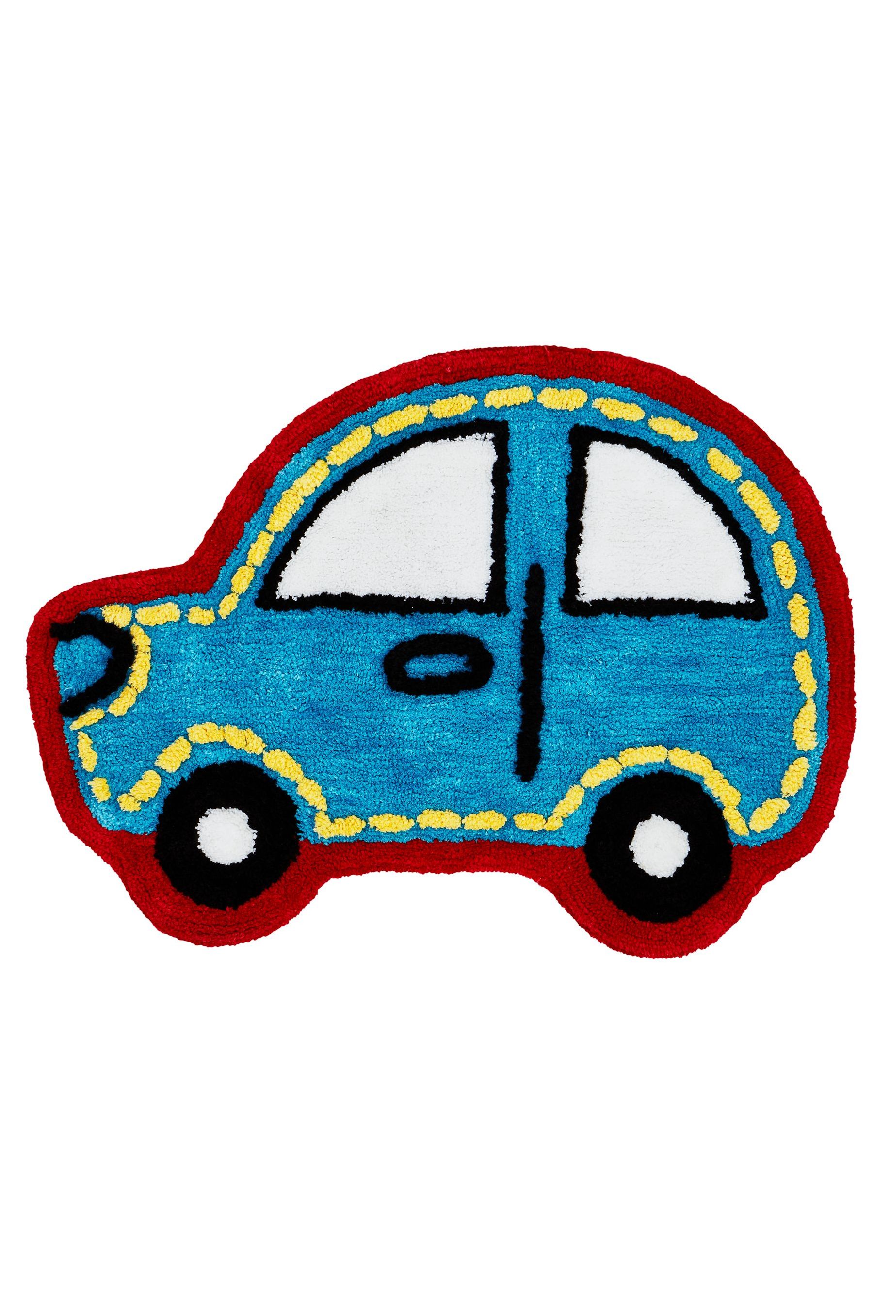 Blue car rug discount