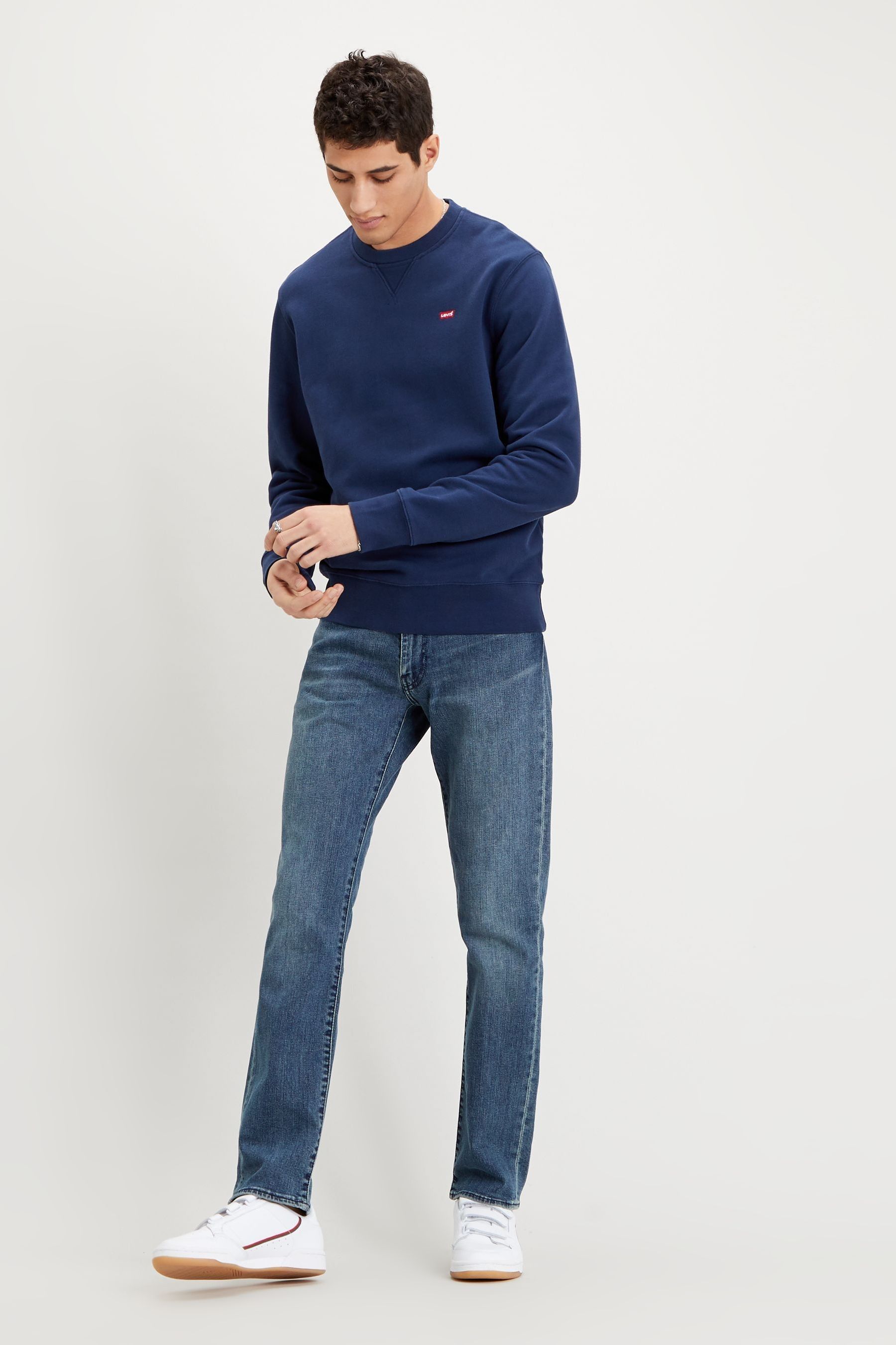 Buy Levi s Navy Blue New Original 100 Cotton Sweatshirt from the Next UK online shop