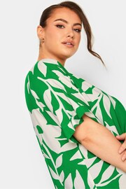 Yours Curve Green Floral Top - Image 4 of 4