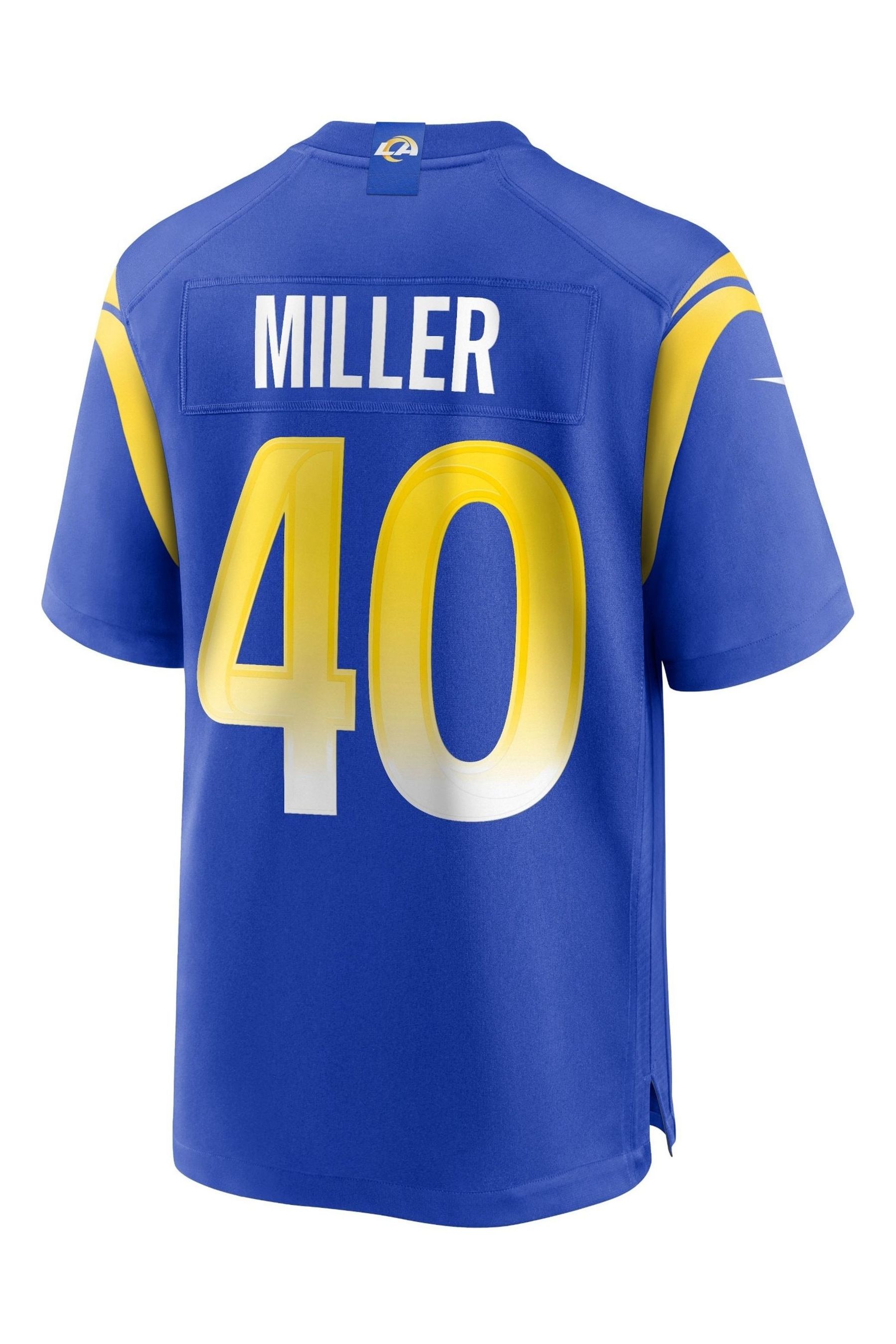 Nike Blue NFL Los Angeles Rams Game Team Colour Home Jersey Von Miller
