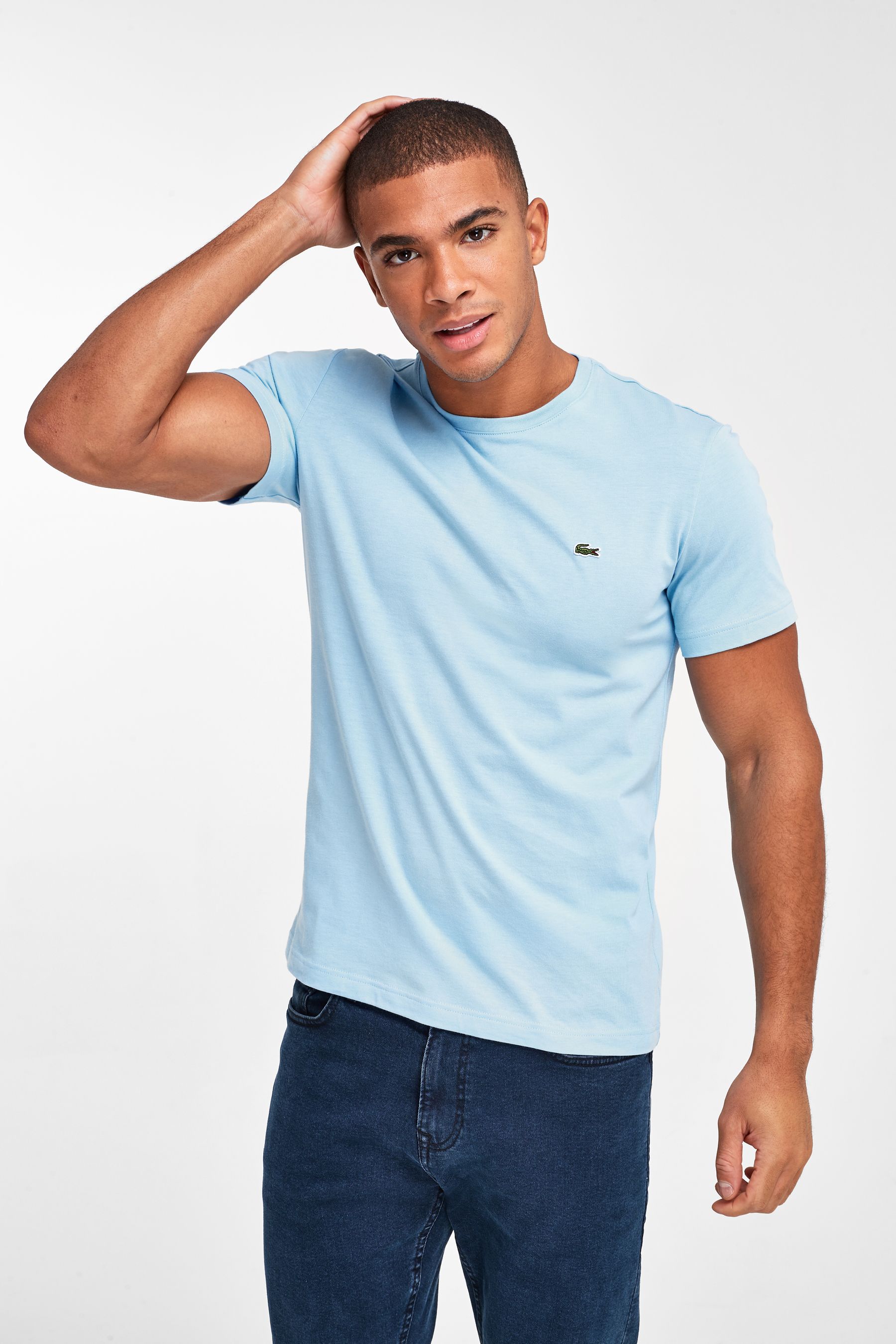 Light blue best sale lacoste t shirt