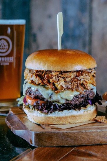 AS Gourmet Burger Meal & Craft Beer for Two Gift Experience