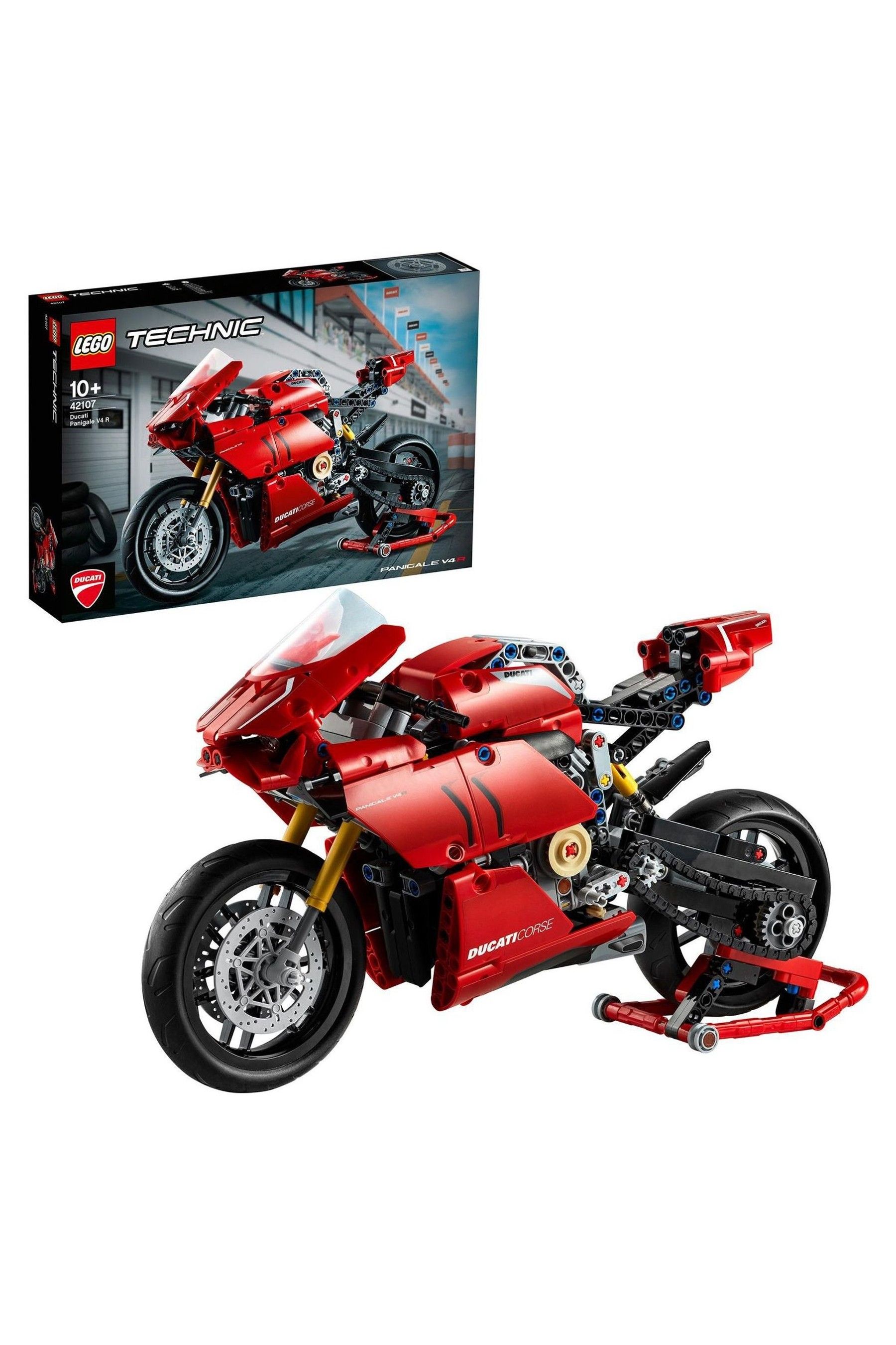 Buy LEGO Technic Ducati Panigale V4 R Motorbike Model Set 42107 from Next Romania