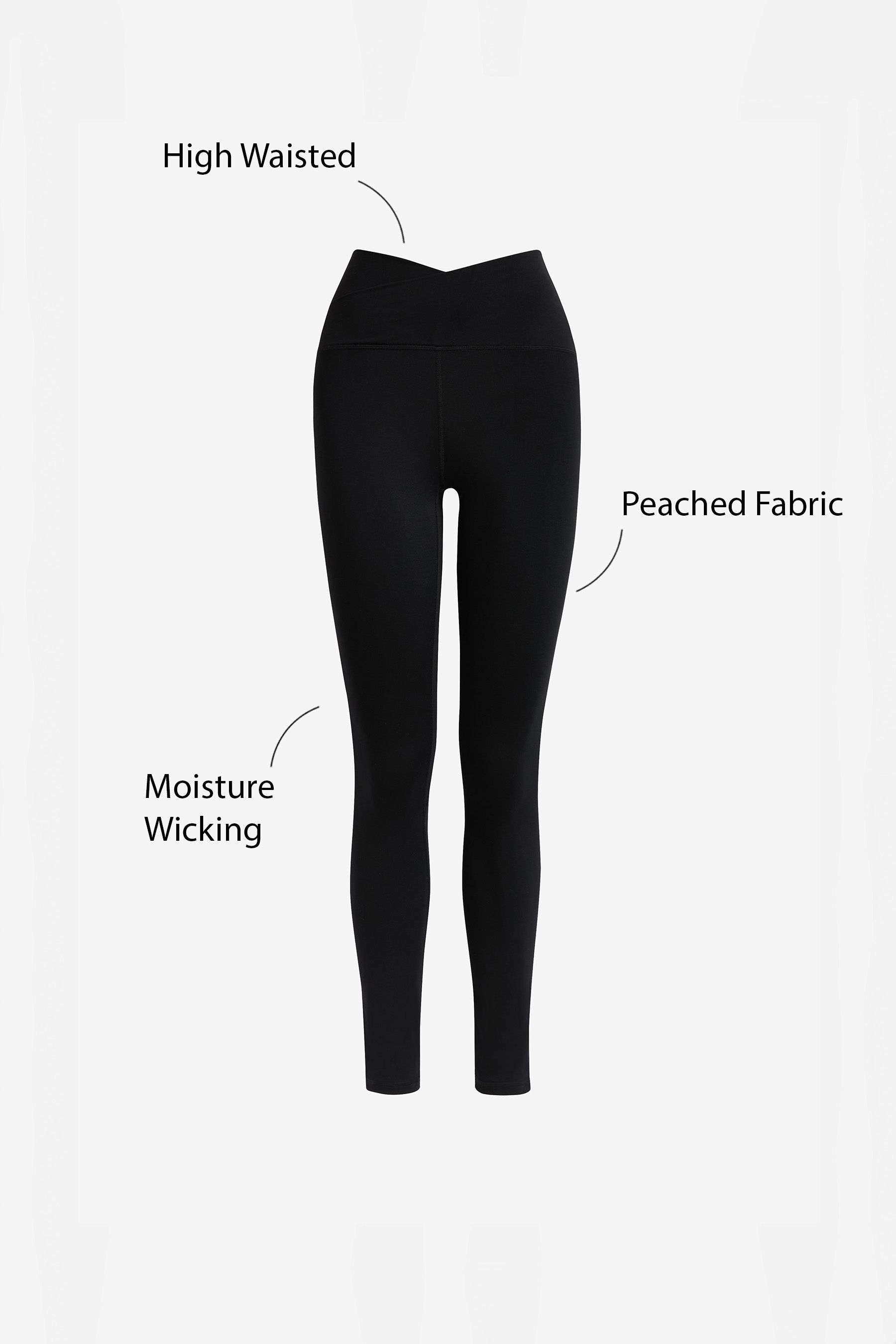 Plain black yoga leggings store