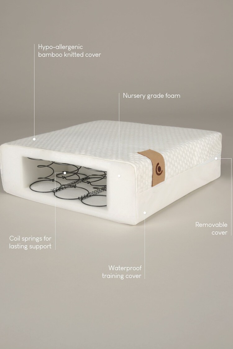 Cuddleco Harmony Sprung Cot Mattress - Image 2 of 7