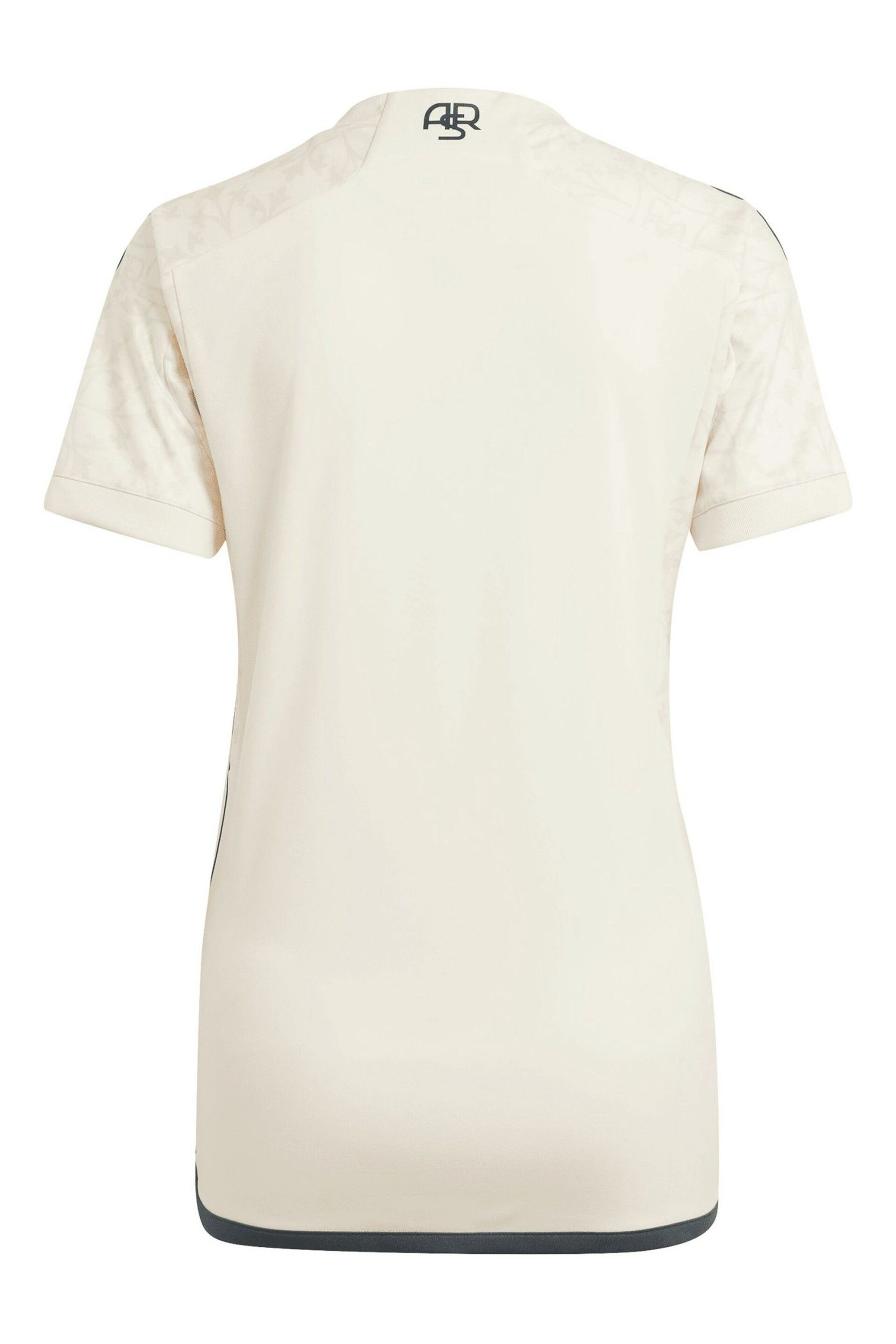 adidas White Roma Away Shirt 2023-24 Womens - Image 3 of 3