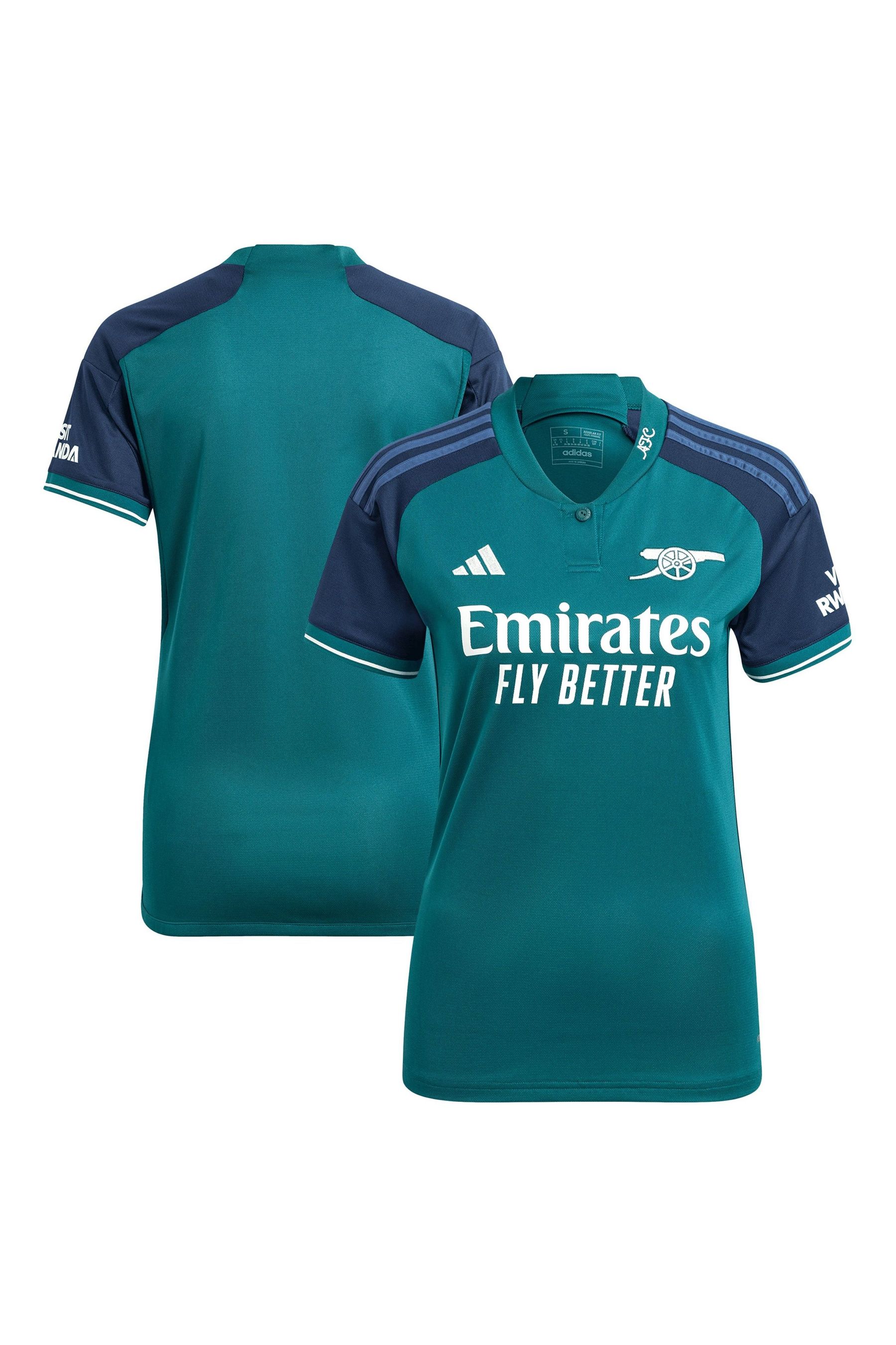 Buy adidas Green Arsenal Third Shirt 2023 24 from the Next UK