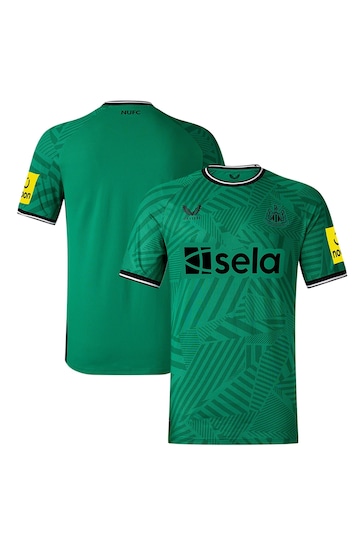 Fanatics Green Newcastle United Away Pro Shirt 2023-24