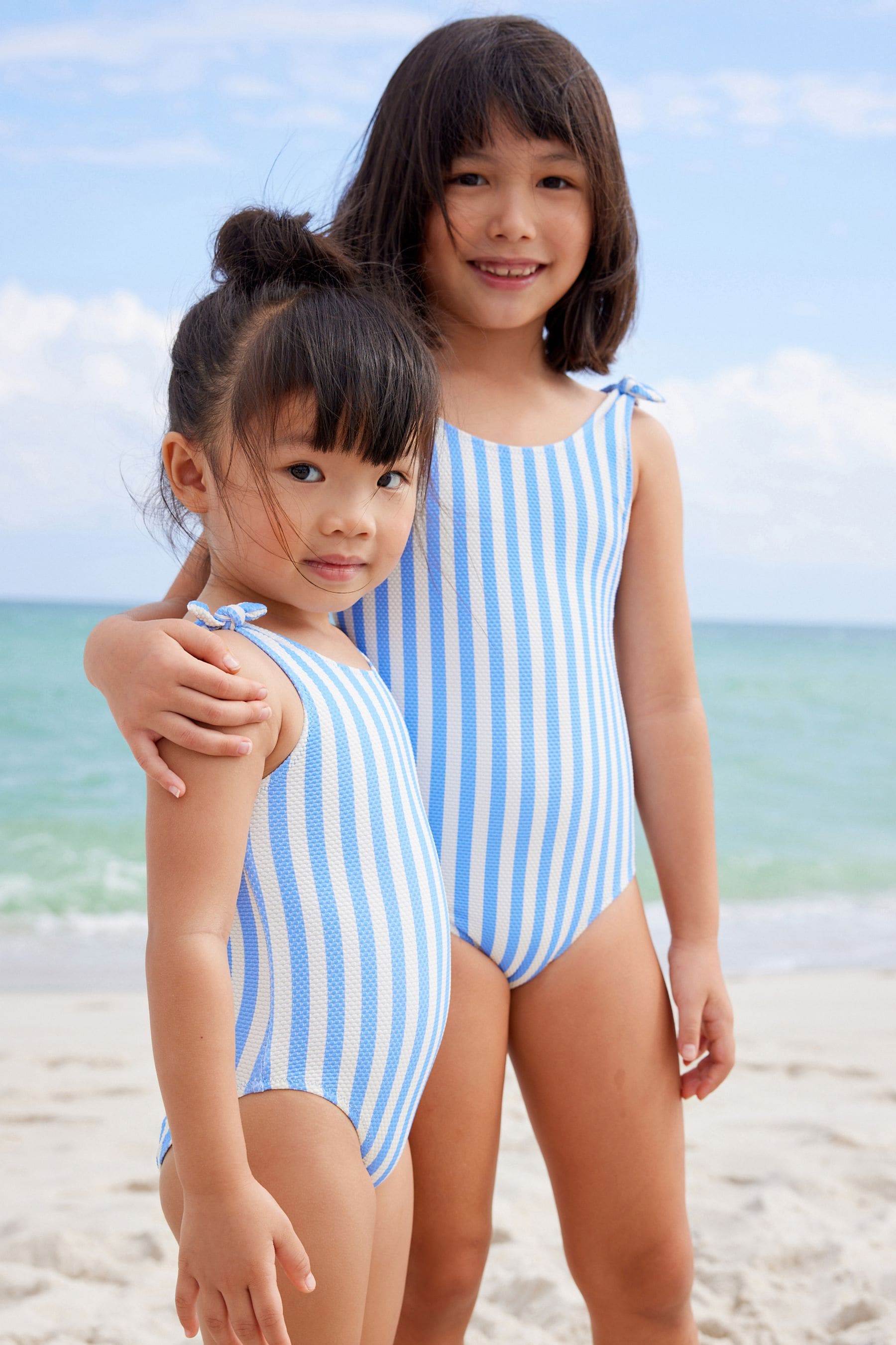 Frill sleeve swimsuit deals