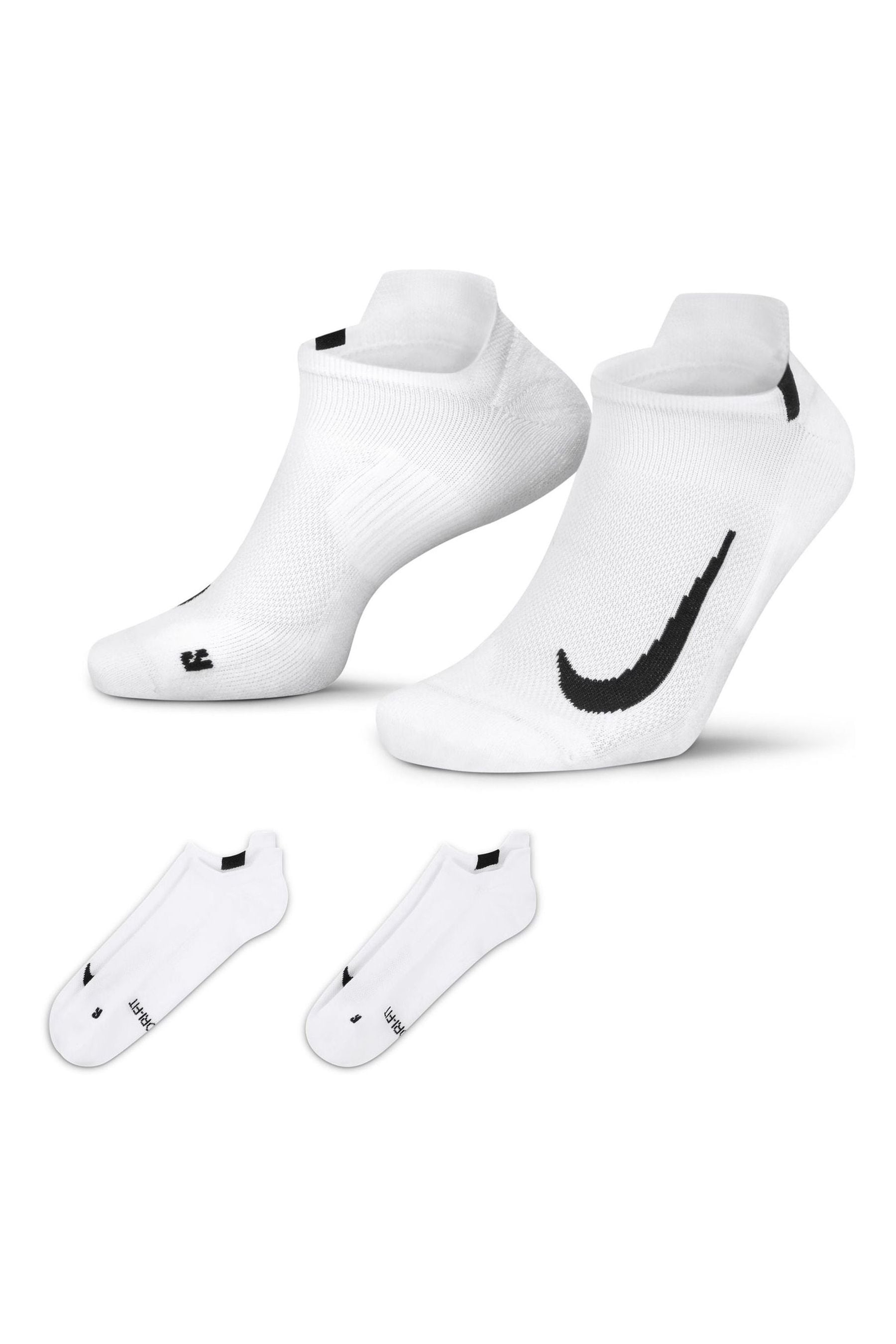 Nike white low cut socks hotsell