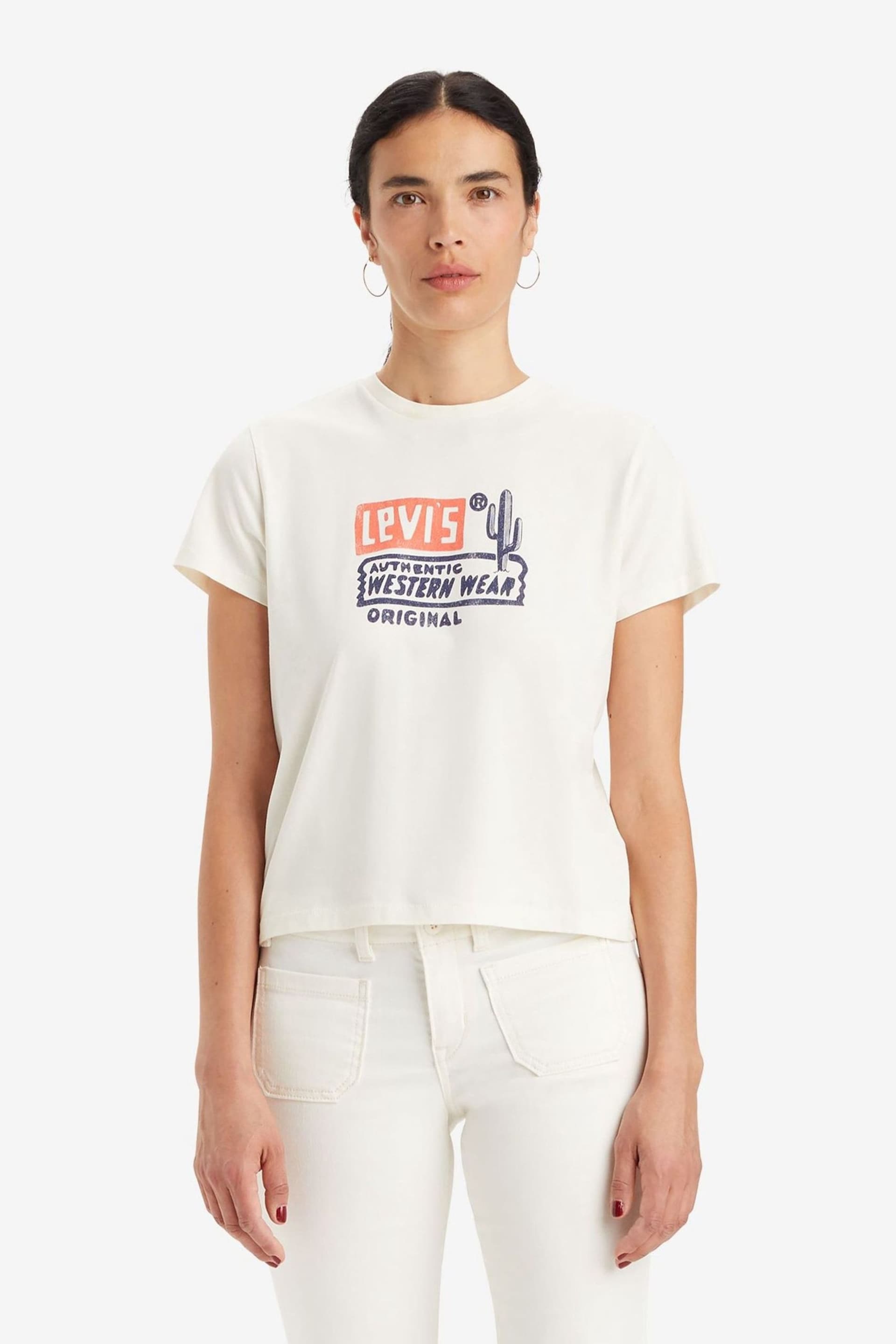 Levi's® Western Wear Egret Graphic Classic T-Shirt - Image 1 of 7