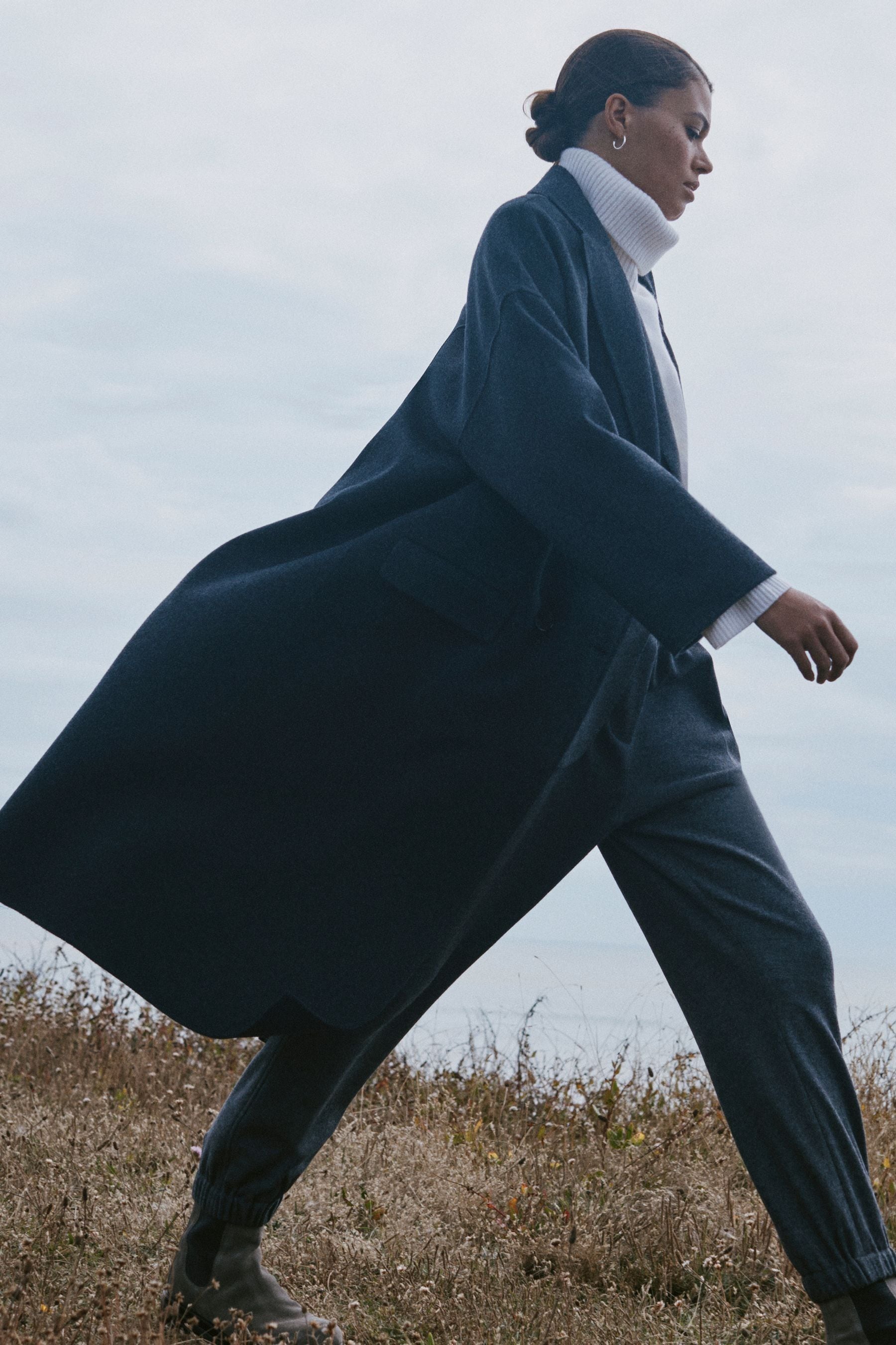 Relaxed wool coat new arrivals