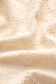 Ecru White Short Sleeves Textured Shirt (3-16yrs) - Image 3 of 3