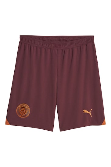 Puma Red Manchester City Away Shorts 2023-24