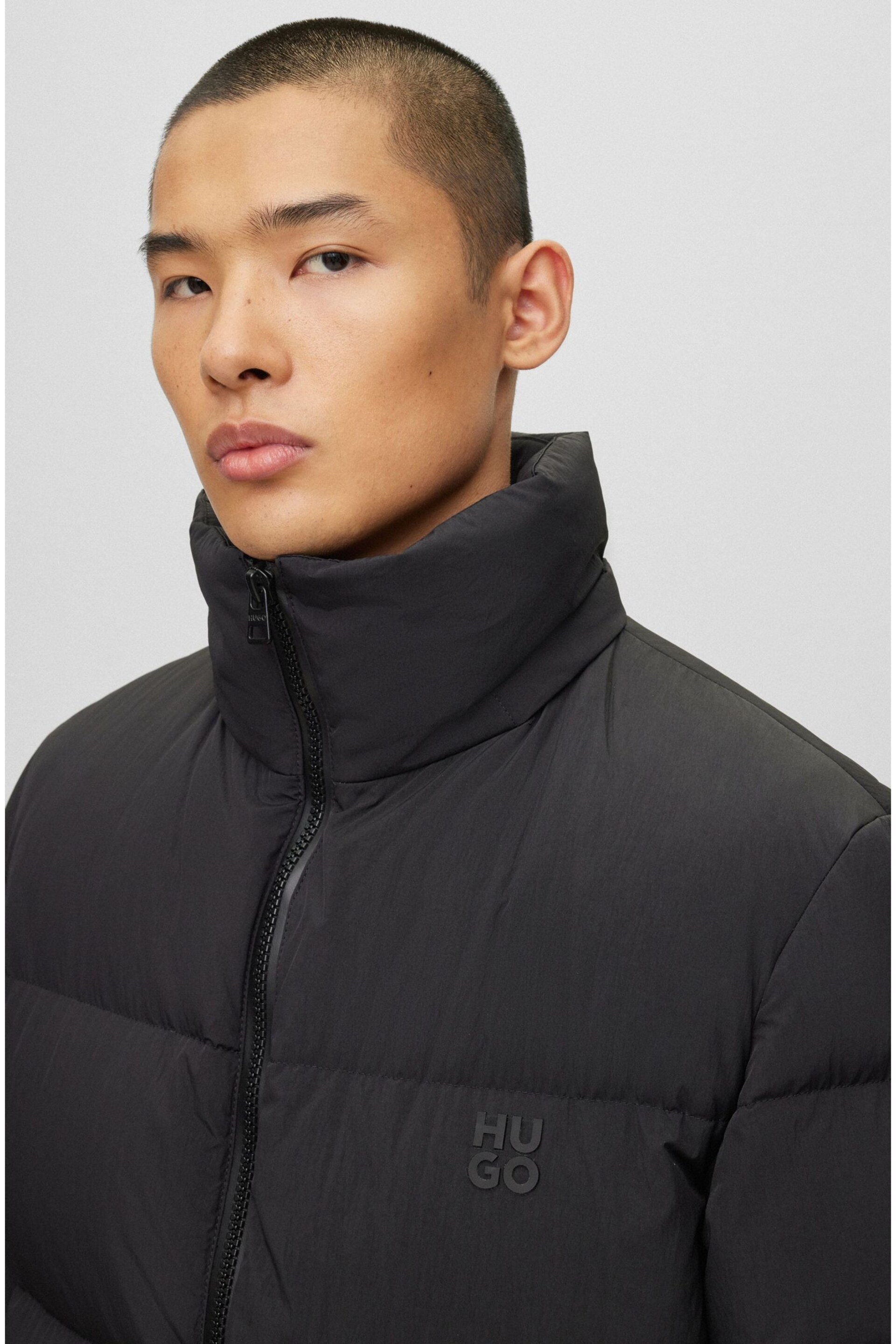 HUGO Mikky Long Down Puffer Jacket - Image 4 of 7