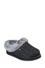 Skechers Dark Grey Keepsakes Ice Angel Womens Slippers - Image 5 of 7