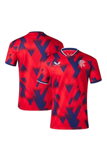 Fanatics Red Glasgow Rangers Fourth Shirt 2023-24