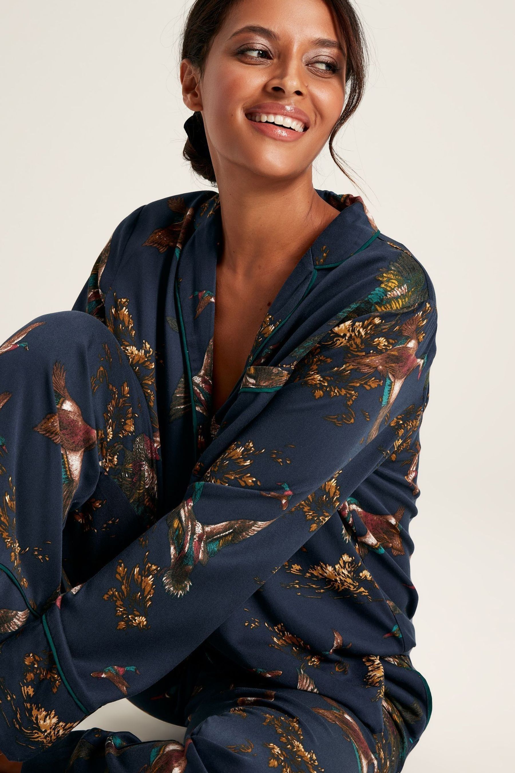 Joules satin pyjamas sales