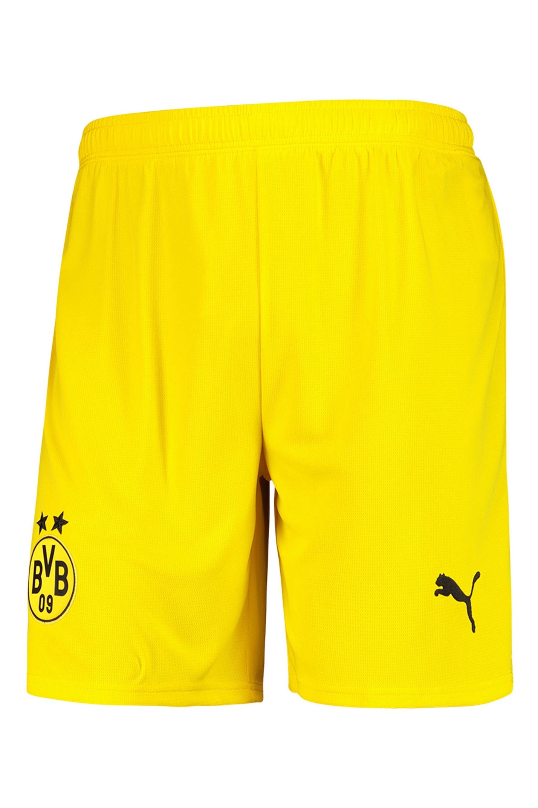 Puma yellow shorts discount