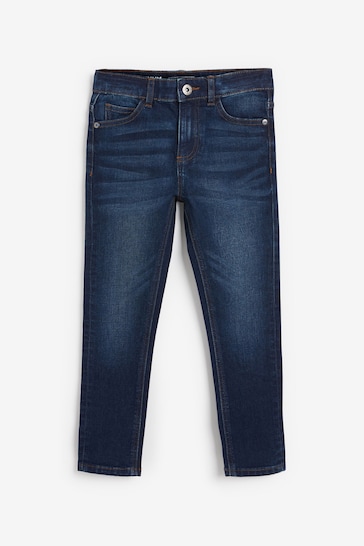 Blue Indigo Skinny Fit Cotton Rich Stretch Jeans (3-17yrs)