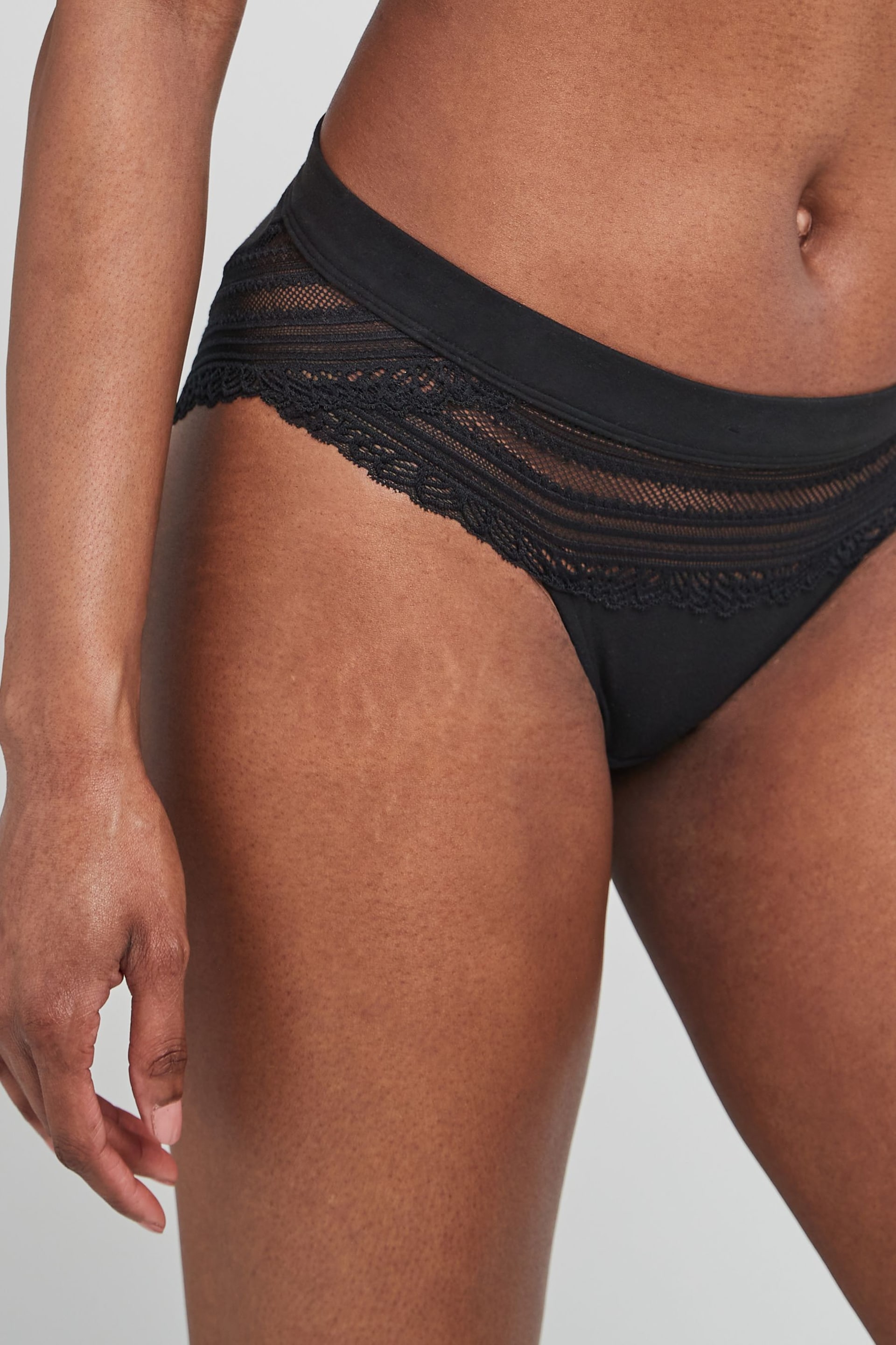 Black High Leg Forever Comfort® Knickers - Image 3 of 4