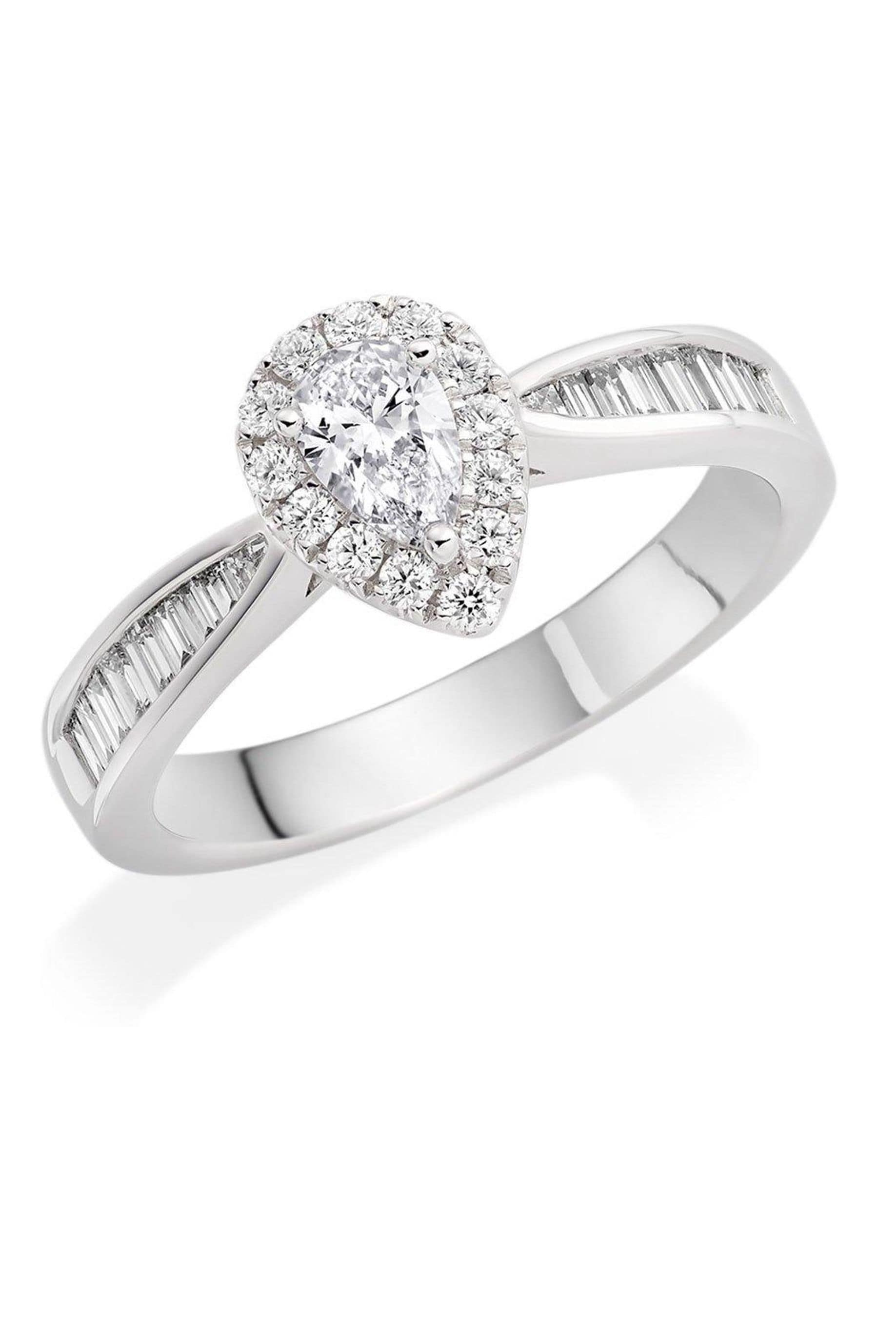 Beaverbrooks outlet pear ring