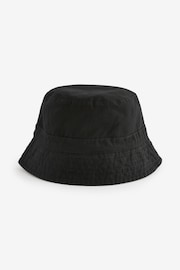 Black/Grey Reversible Bucket Hat - Image 3 of 6