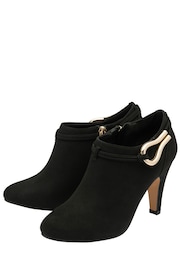 Lotus Black Microfibre Shoe Boots - Image 2 of 4