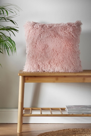 Catherine Lansfield Pink So Soft Cuddly Cushion