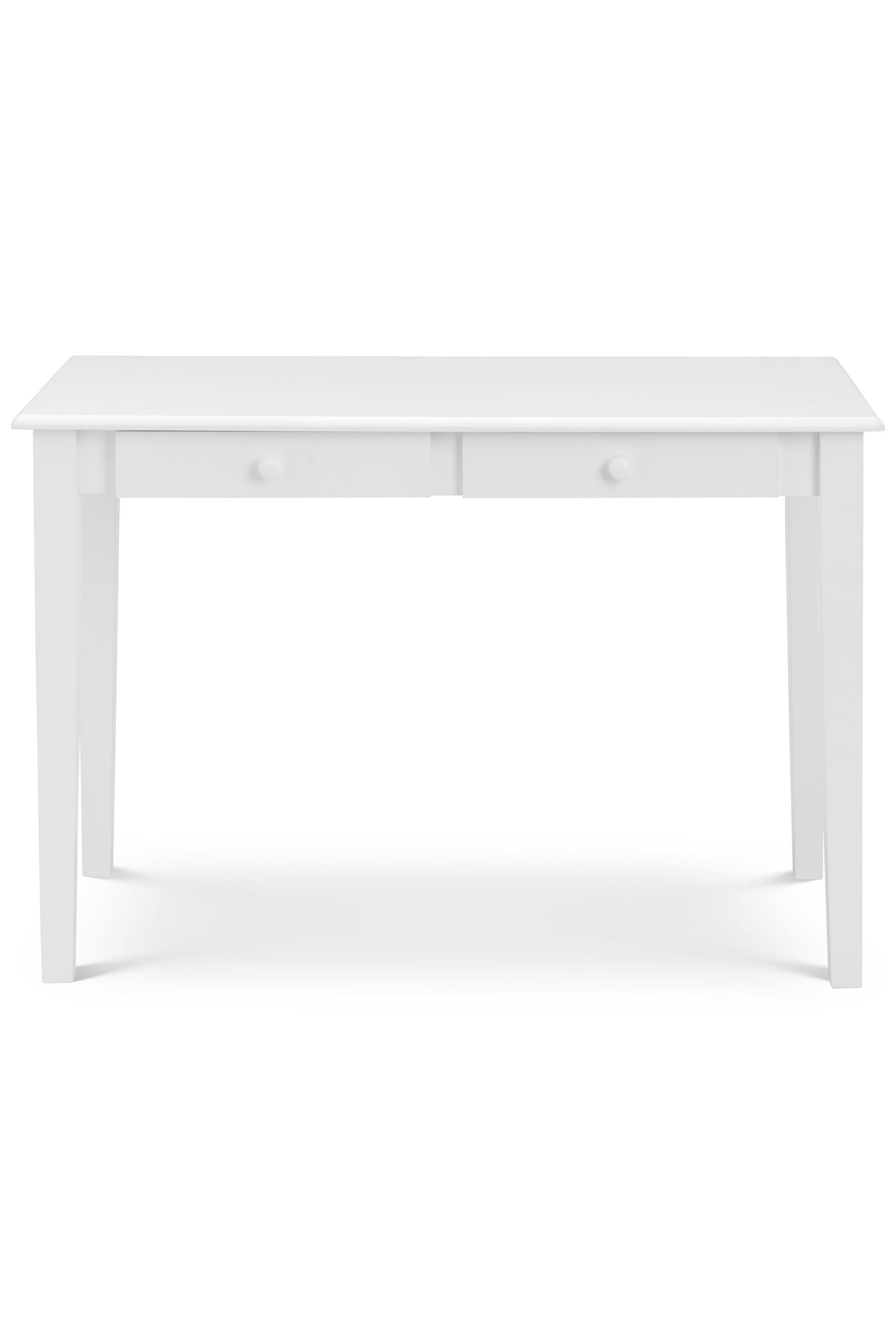 White single drawer deals desk
