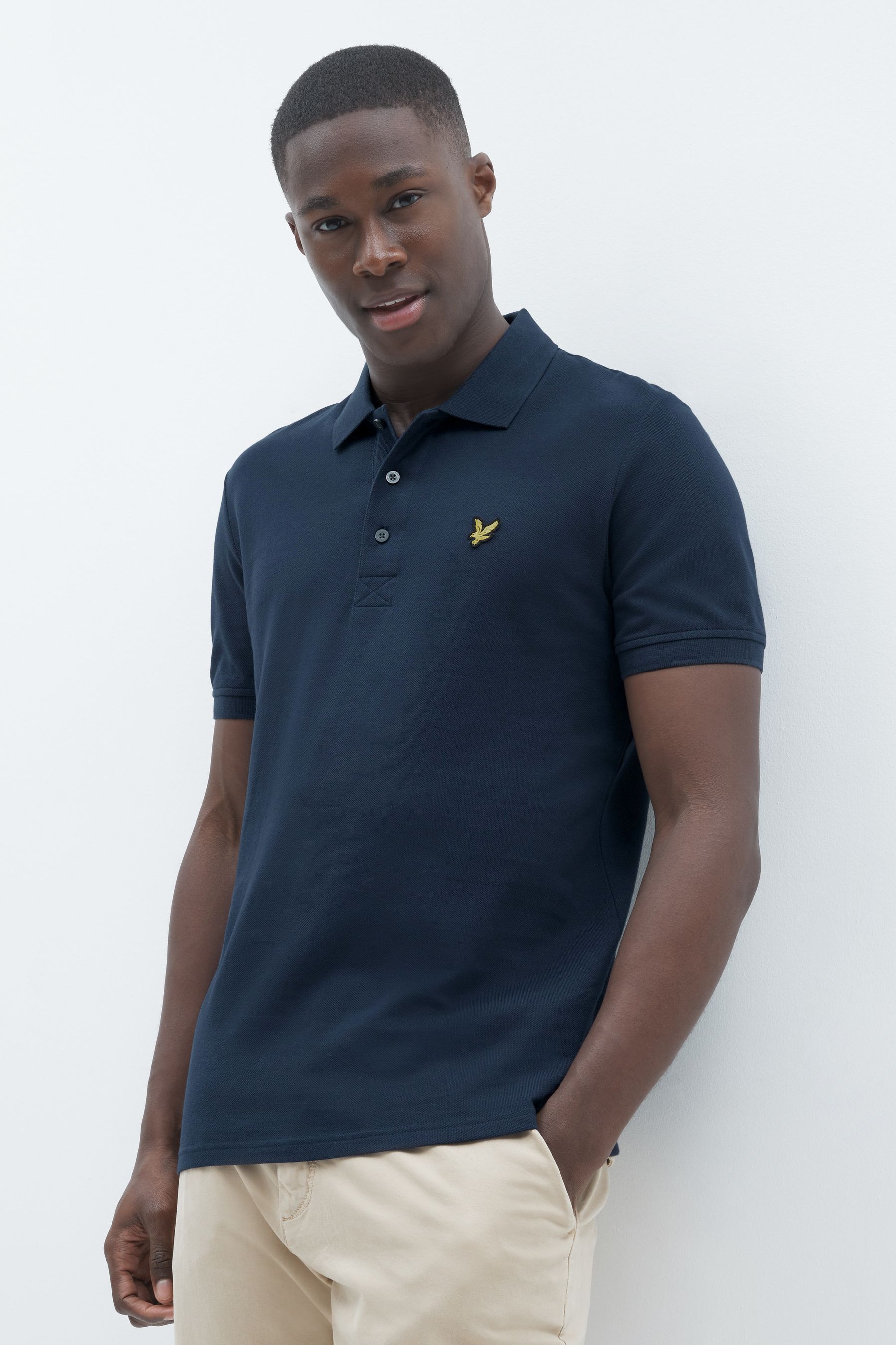 Lyle and scott polo t discount shirt